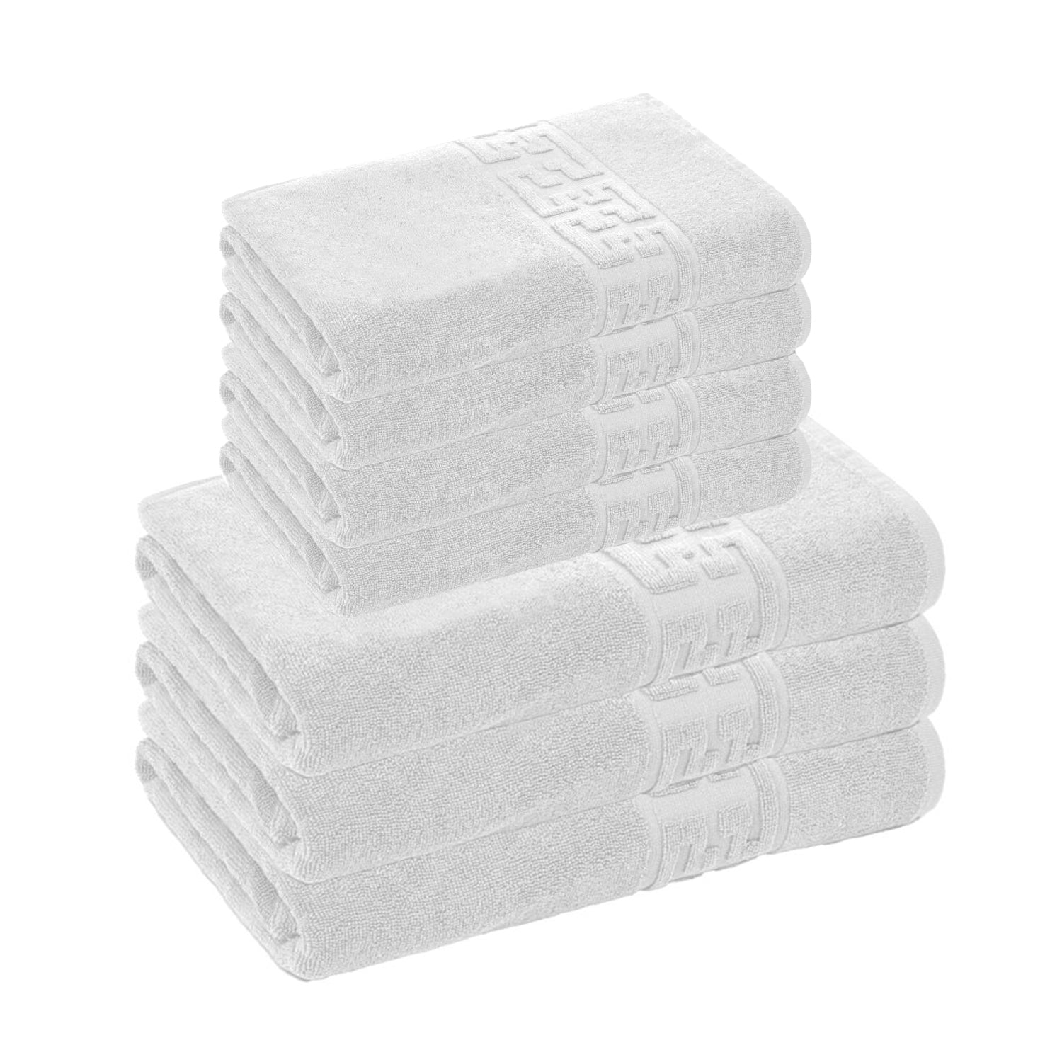 Set 7 Prosoape, Greek, Bumbac 100%, 500g/m