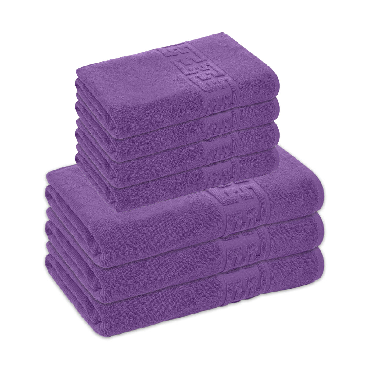 Set 7 Prosoape, Greek, Bumbac 100%, 500g/m