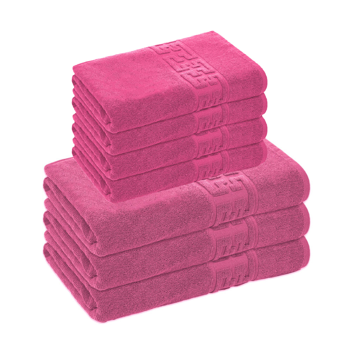 Set 7 Prosoape, Greek, Bumbac 100%, 500g/m