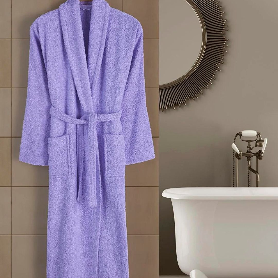 Halat de baie din prosop 100% bumbac – Absorbant si respirabil  | 0171-PM