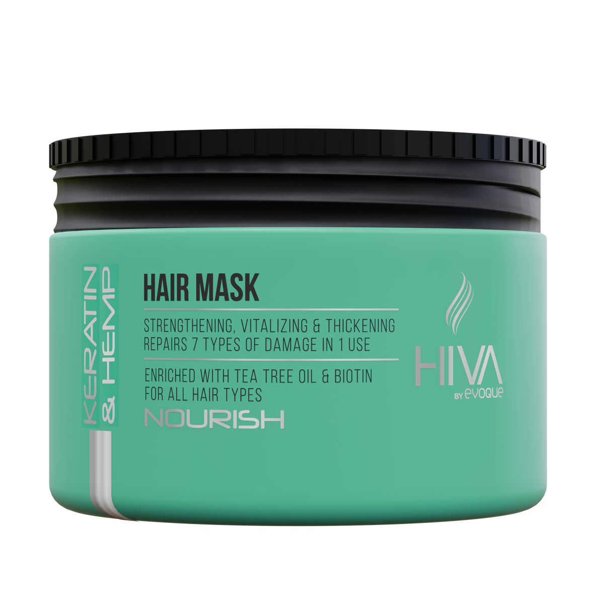 Masca de Par Keratina & Canepa, Hiva Professional, 250 ml