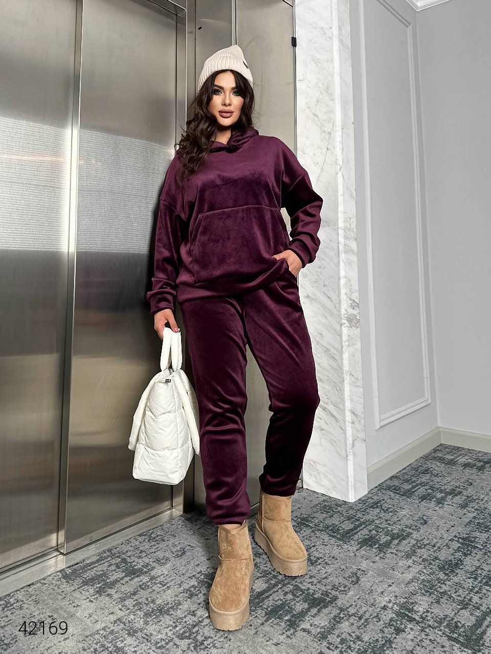 Trening dama marimi mari catifea 8072