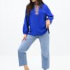 Bluza dama marimi mari cu motive 1715