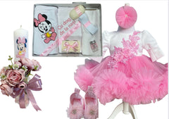 Trusou botez fete – Roz Flori Minnie