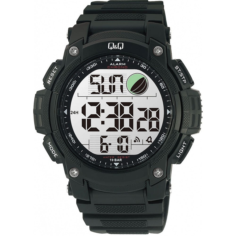Ceas de mana barbatesc, electronic Q&Q M119J001Y