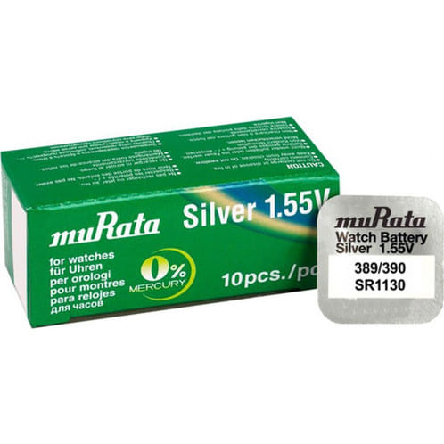 Baterii Murata 389, SR1130 oxid de argint