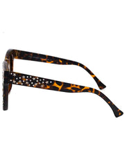 Ochelari de soare maro cu stelute, Matteo Ferari, MFJH-017BR