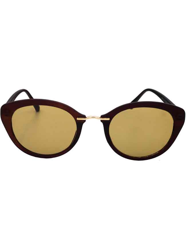 Ochelari de soare maro pentru femei, Matteo Ferari, MFJH-027BR