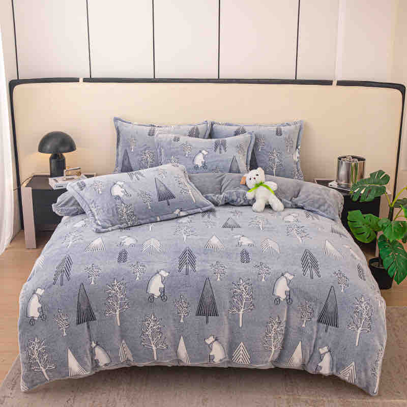 Lenjerie cocolino 1 persoana – 4 piese | 0733-J