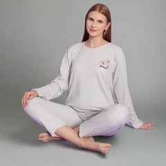 Pijama de dama din bumbac 100% – Confort si stil pentru nopti linistite | COD 8565-PJ