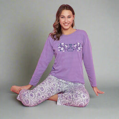 Pijama de dama din bumbac 100% – Confort si stil pentru nopti linistite | COD 8573-PJ