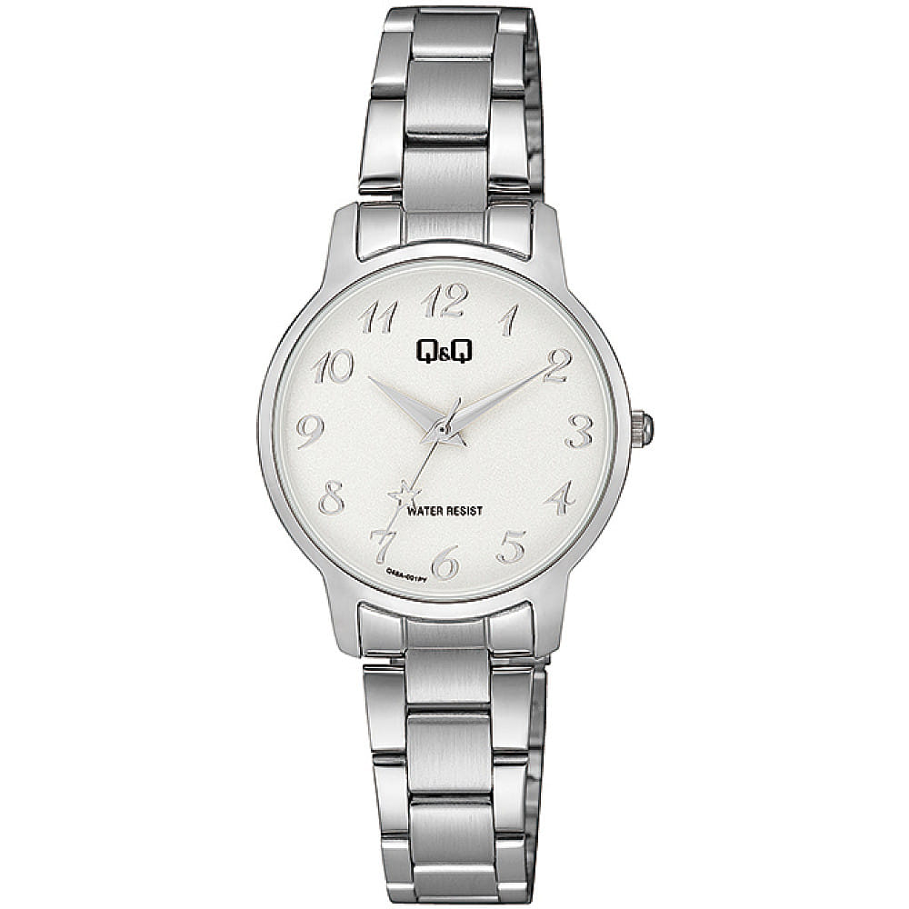 Ceas de dama elegant, argintiu, Q&Q Q48A-001PY