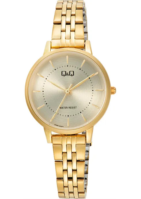 Ceas de dama Q&Q Q48B-003PY, elegant, auriu