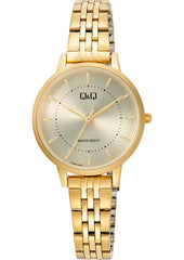 Ceas de dama Q&Q Q48B-003PY, elegant, auriu