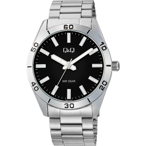 Ceas barbatesc Q&Q argintiu, Q86B-002PY