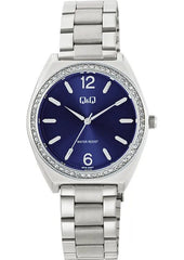 Ceas de dama, argintiu, Q&Q Q91B-005PY