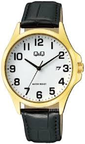 Ceas barbatesc Q&Q, curea neagra, QA06J104Y