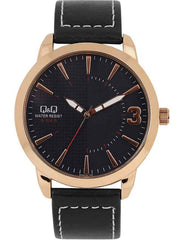 Ceas de mana barbatesc Q&Q QA98J102Y, curea neagra