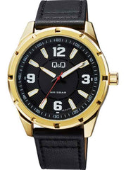 Ceas barbatesc Q&Q, carcasa aurie QB14J105Y