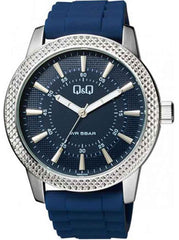 Ceas de mana albastru, barbatesc, Q&Q QB20J302Y