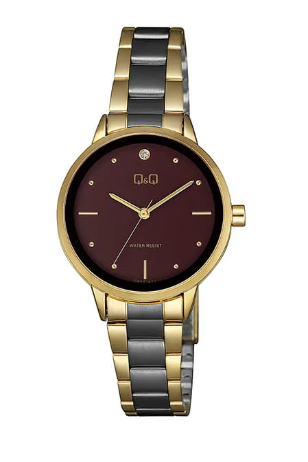 Ceas de dama, elegant, Q&Q, bicolor, QB97J422Y