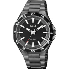 Ceas barbatesc, bratara neagra, Q&Q QZ82J412Y