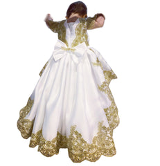 Trusou botez fete – Royal gold dress