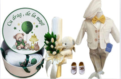 Trusou botez baieti – Golden Dreams Baptism Set