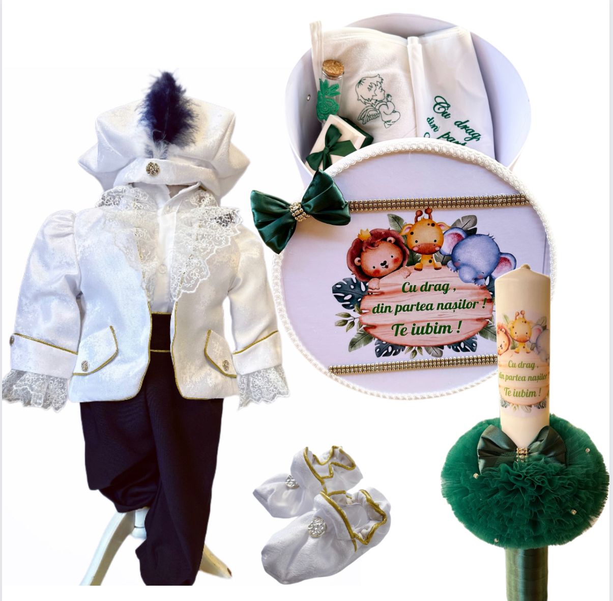 Set botez baieti – Green Prince