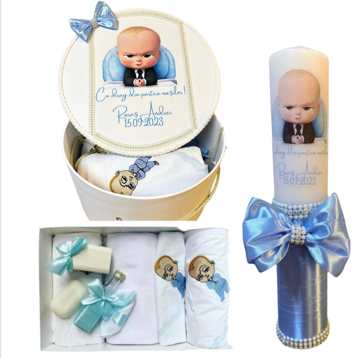 Set botez baieti – baby boss 3