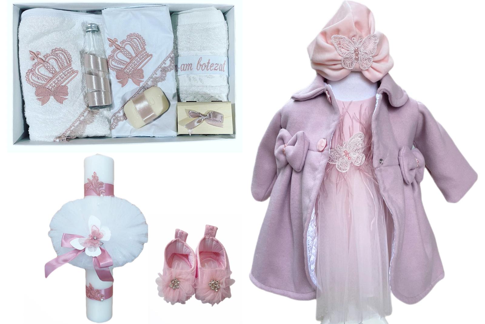 Set botez fete Baby Pink