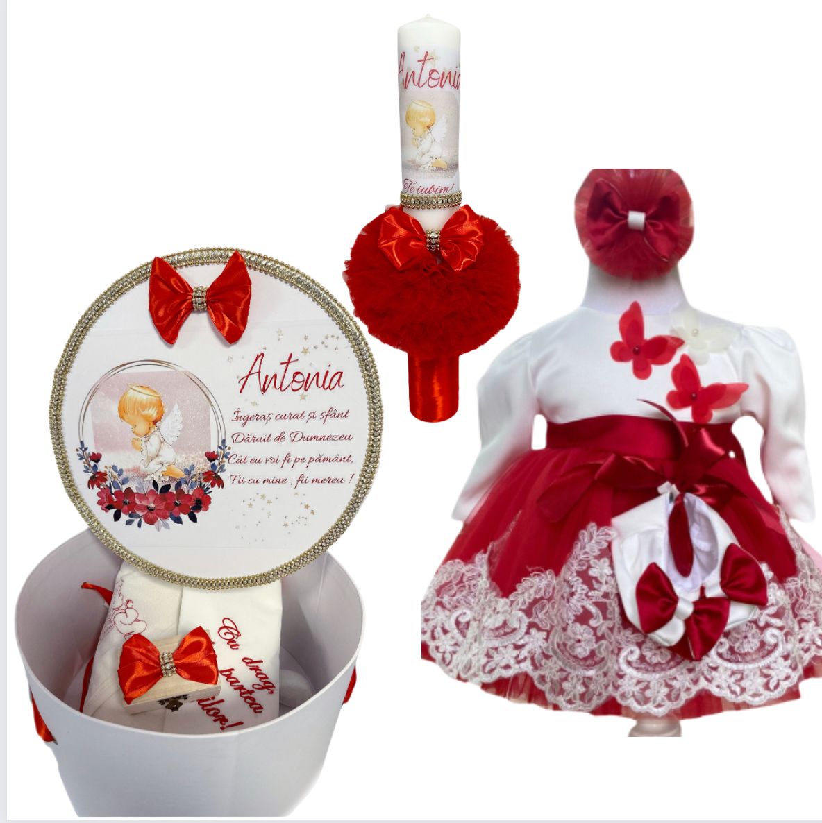 Set botez fete – Butterfly