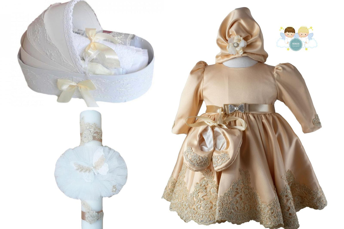 Set botez fete – Gold lady