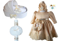 Set botez fete – Gold lady