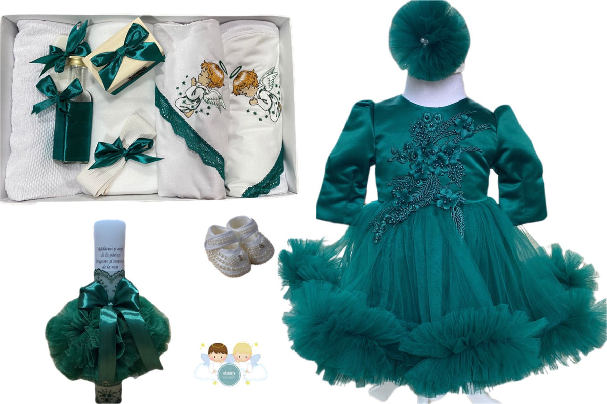 Set botez fete Green 2