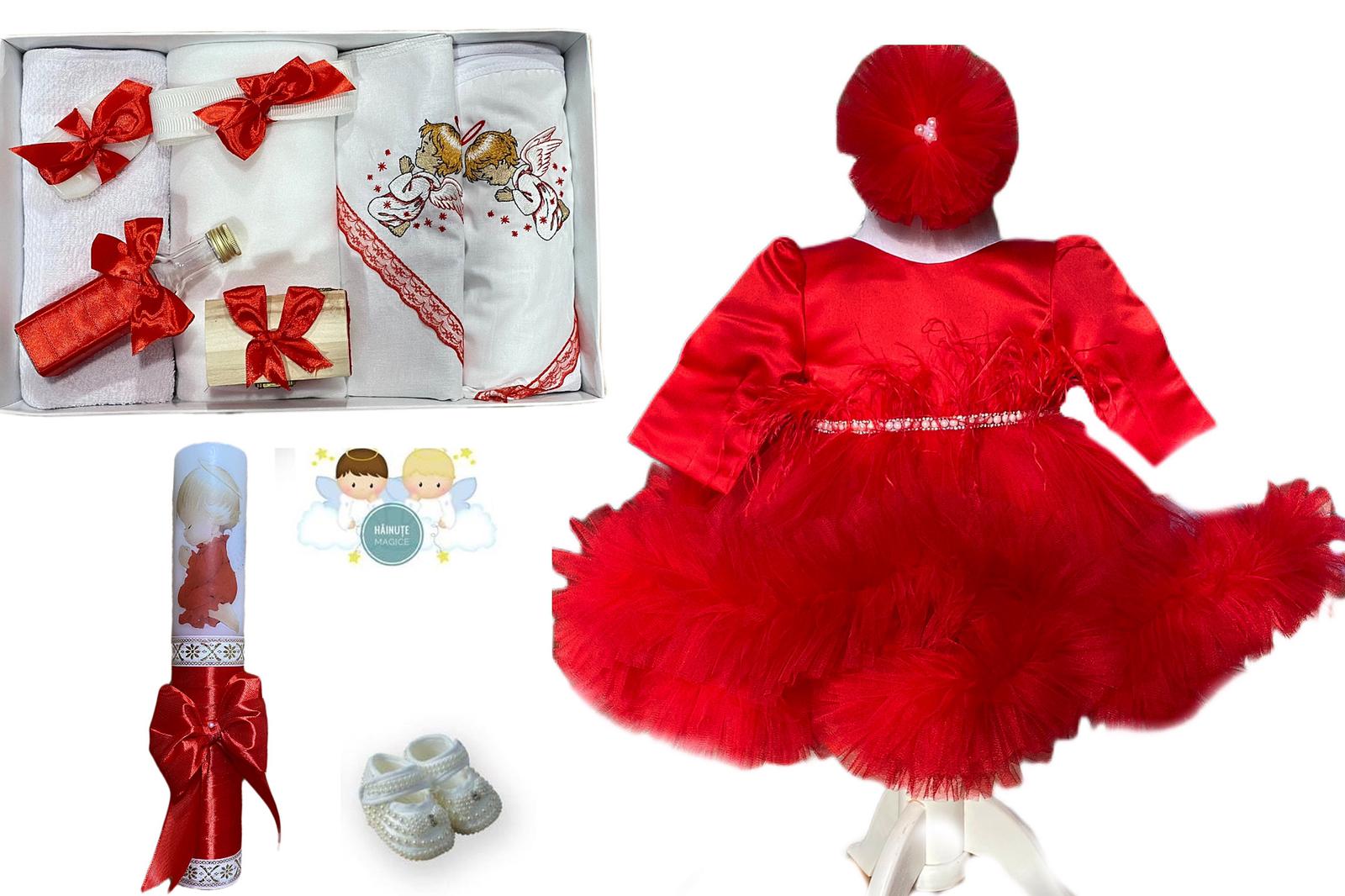 Set botez fete – Model cu îngerăș