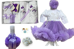 Set botez fete – Purple Flower 1