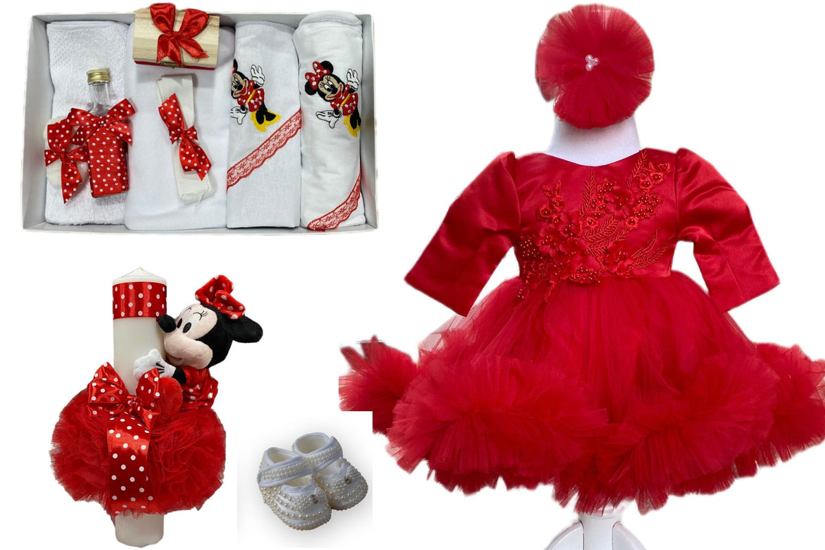 Set botez fete Red 1