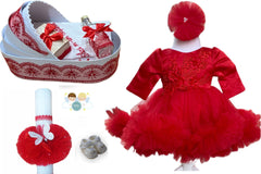 Set botez fete Red 2