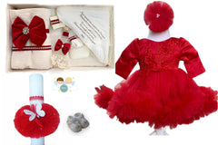 Set botez fete Red 3