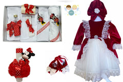 Set botez fete Red 3