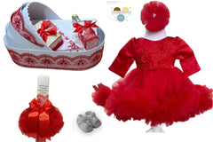 Set botez fete Red 4
