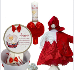 Set botez fete – Red girl