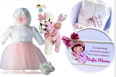 Set botez fete personalizat – Păpușica