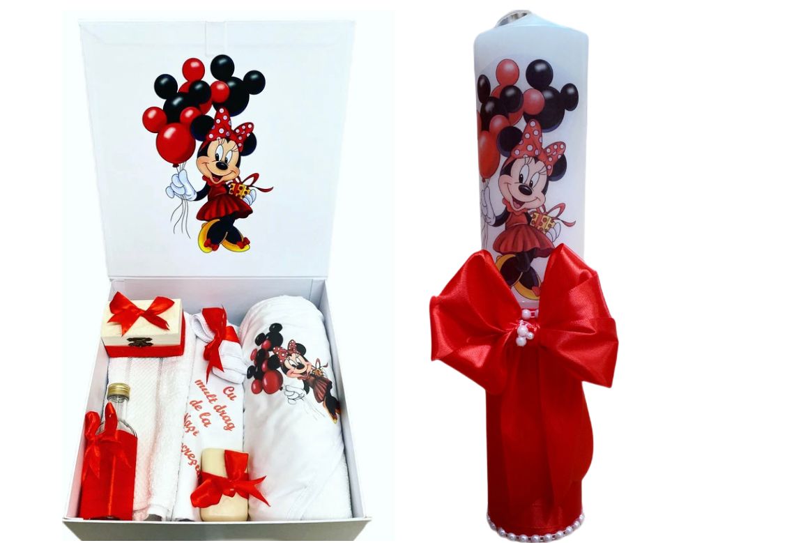 Set botez fete – Minnie red