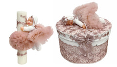 Trusou botez fete – Pink Rose