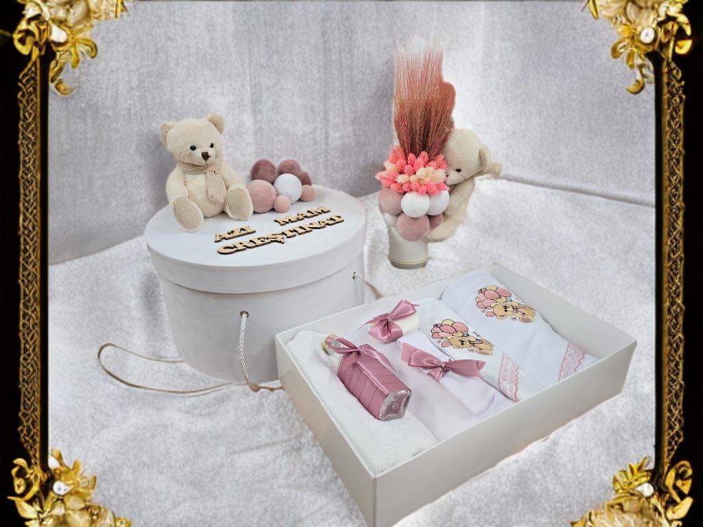 Trusou botez si lumanare Blush Touch