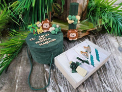 Trusou botez si lumanare Jungle Friends