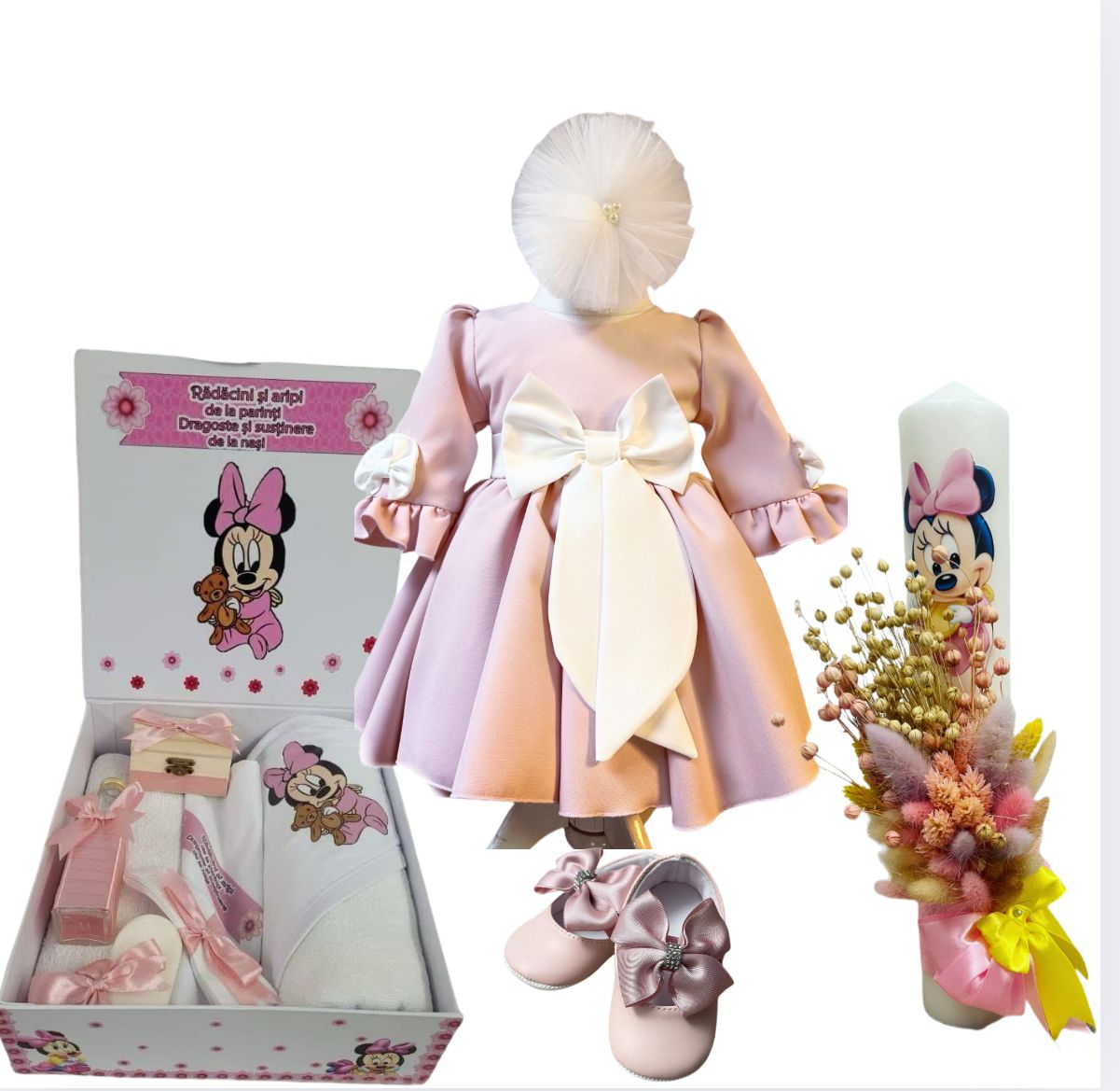 Trusou botez fete – Soft Pink Dress