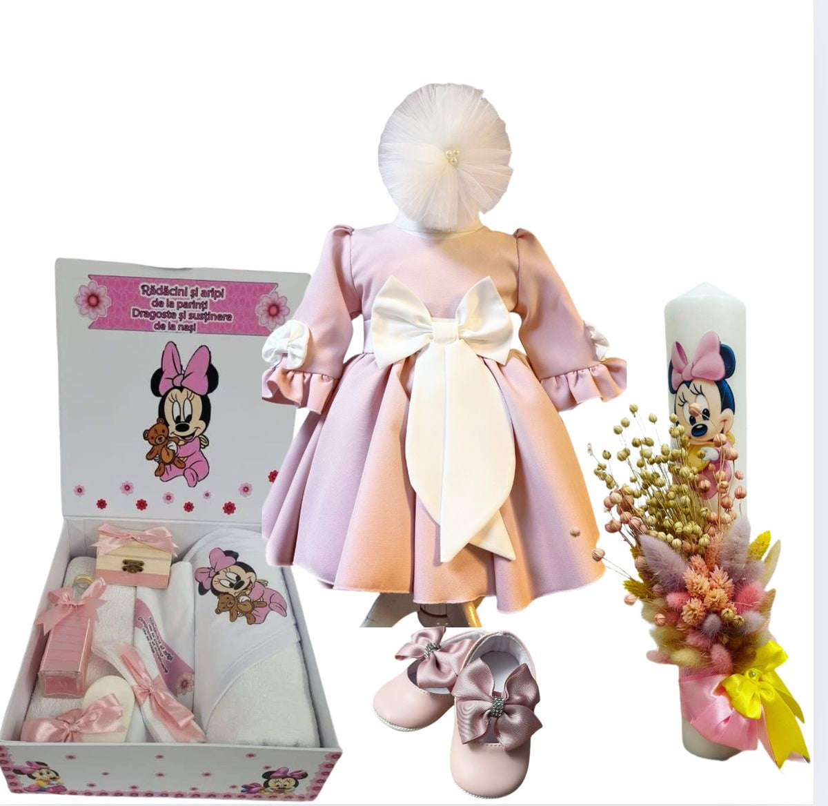 Trusou botez fete – Soft Pink Dress